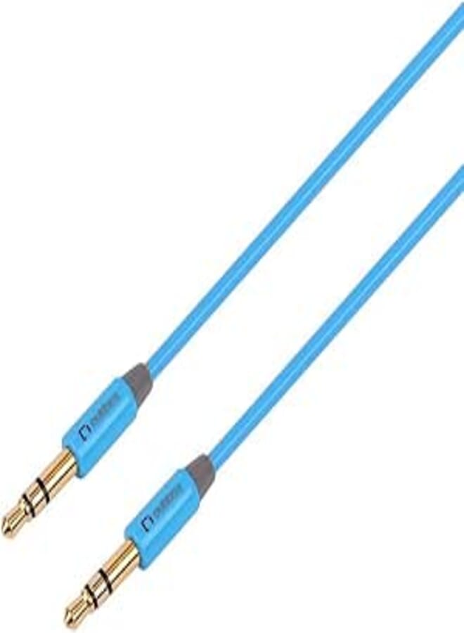 Outbox AUX 3.5 mm Cable, 1.2 Meters - Blue
